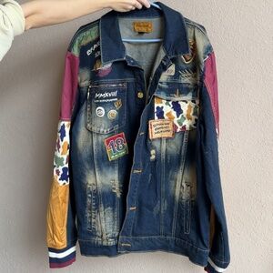Blac Leaf Limited Edition Jean Jacket HUNT FOR WHAT'S YOURS DENIM JACKET 2XL